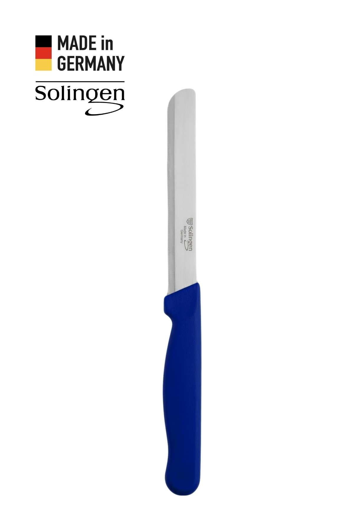Solingen Mikro Tırtıklı Küt Genel Kullanım Bıçağı - Mavi