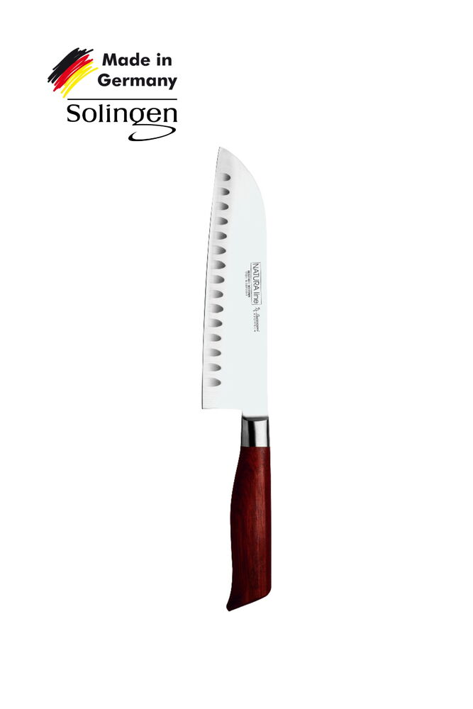Solingen Burgvogel Naturaline 18 cm Kanallı Santoku Bıçağı