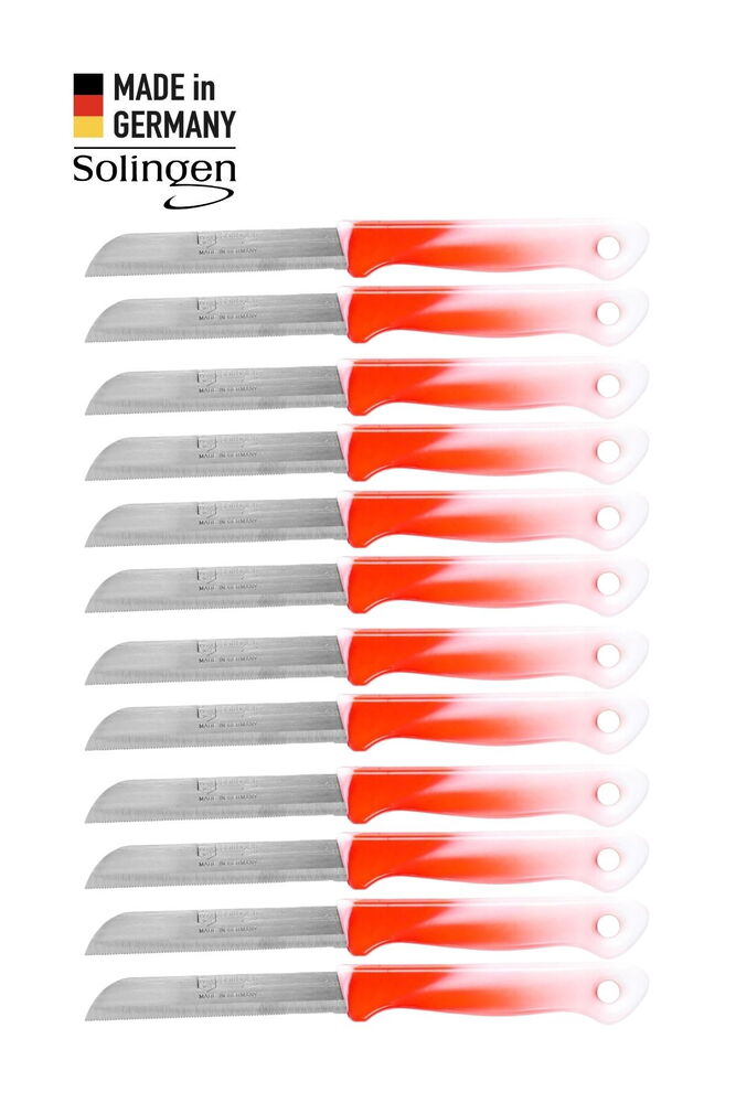 Solingen 12'li Geçişli Turuncu Meyve Bıçağı