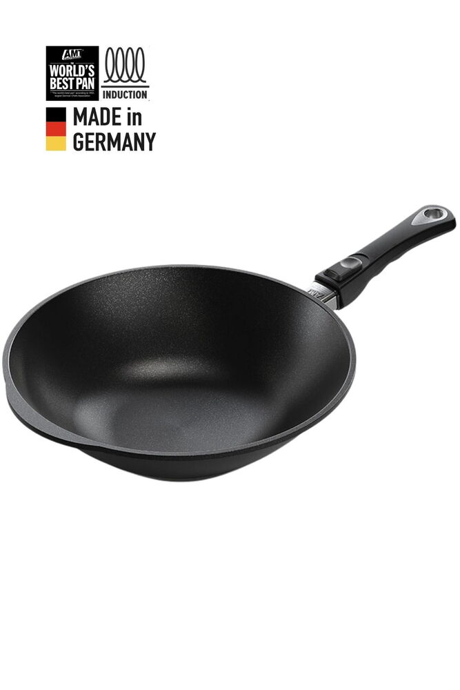 AMT İndüksiyon 32x11cm Wok Tava