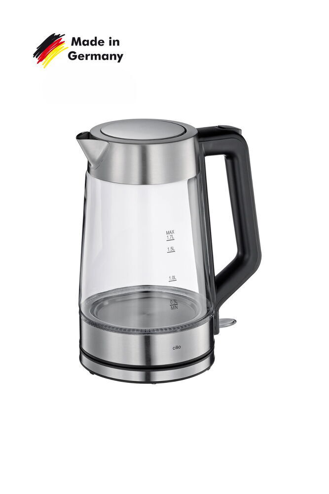 Cilio Işıklı 1.7 Lt Cam Kettle - Su Isıtıcı