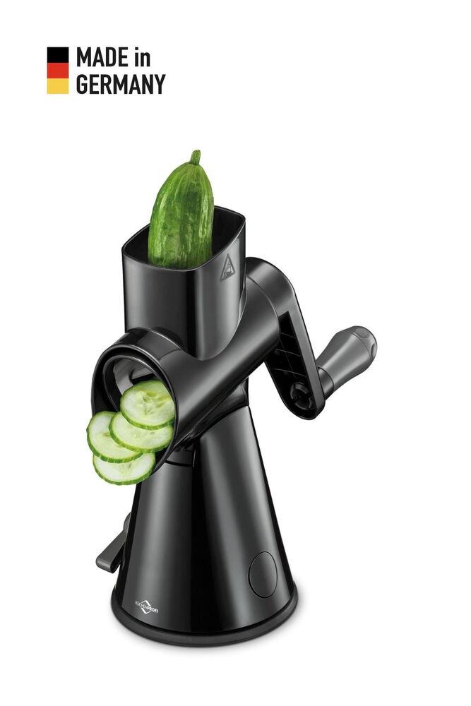 Küchenprofi Çevirme Kollu Siyah Rende