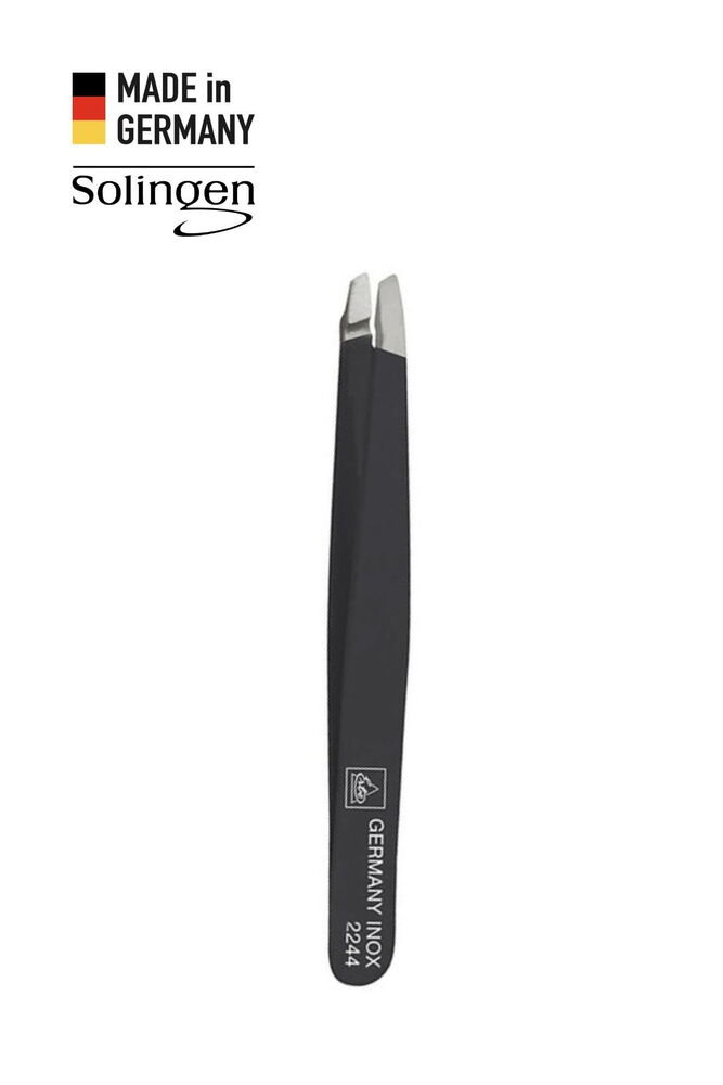Solingen Erbe Inox Pro 9,5cm Siyah Eğik Uç Cımbız