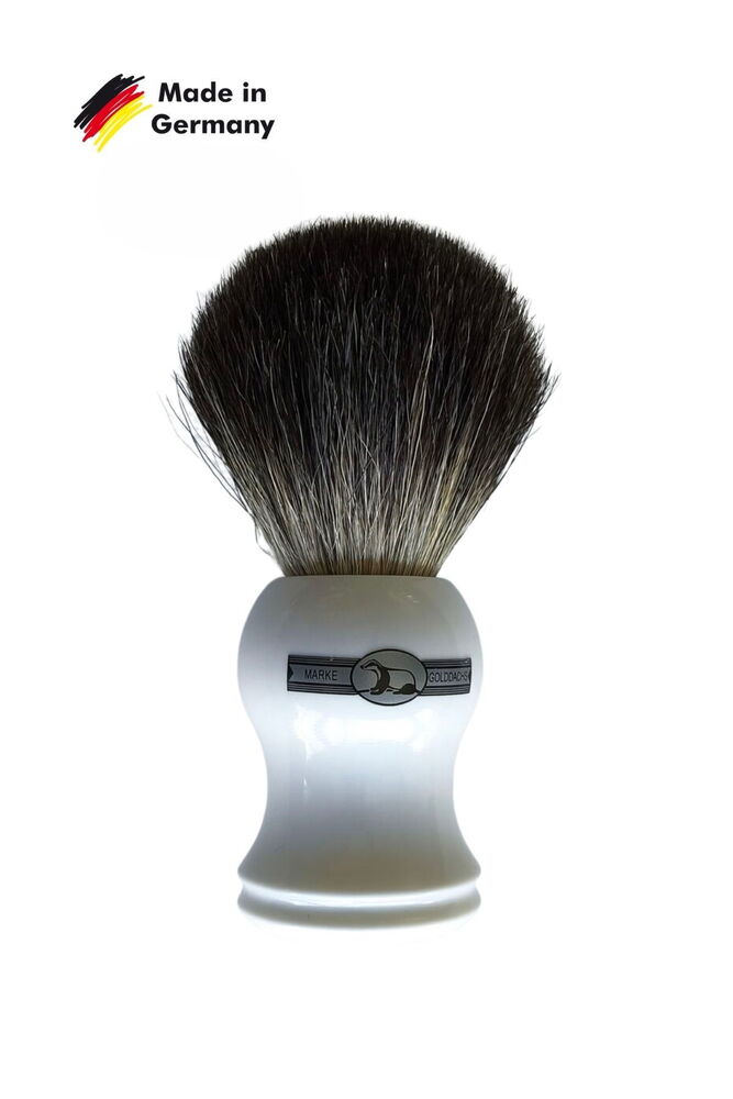 Golddachs Beyaz Akrilik Pure Tıraş Fırçası