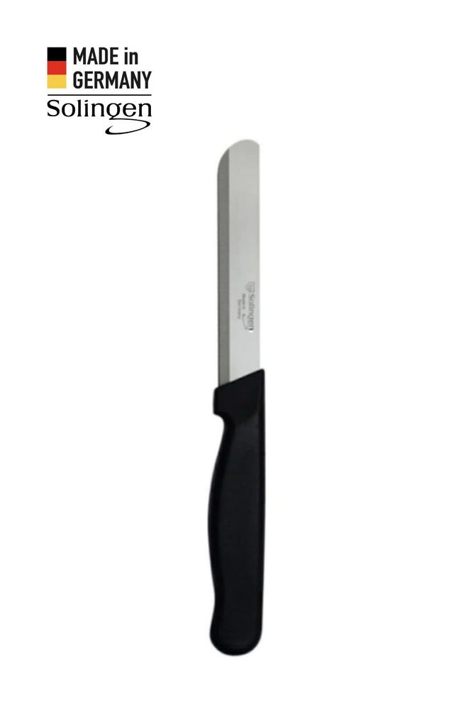 Solingen Mikro Tırtıklı Küt Siyah Genel Doğrama Bıçağı