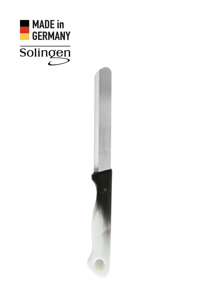 Solingen Mikro Tırtıklı Küt Geçişli Siyah Genel Doğrama Bıçağı