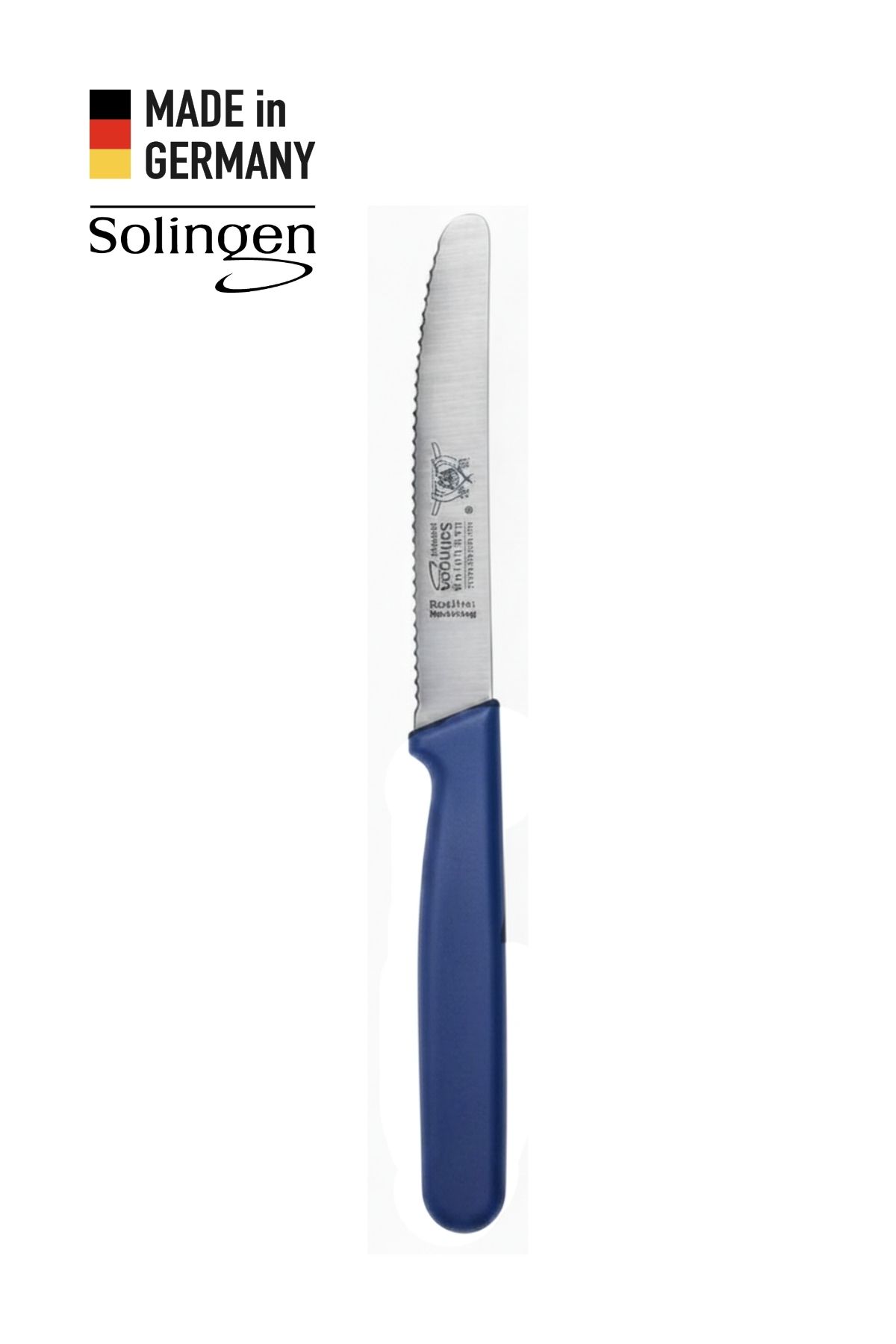 Solingen Tırtıklı Genel Kullanım Bıçağı – Lacivert