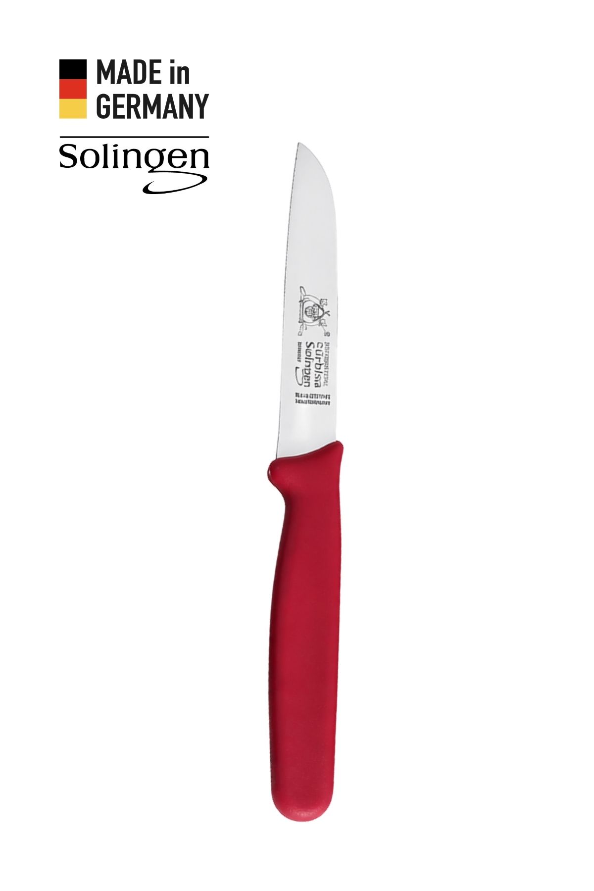 Solingen Düz Genel Kullanım Bıçağı - Bordo