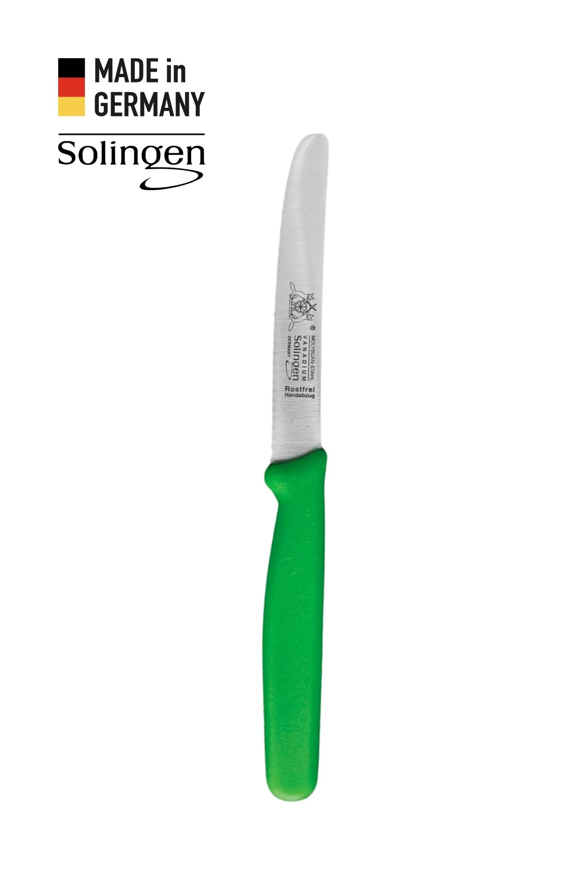 Solingen Tırtıklı Genel Kullanım Bıçağı – Yeşil