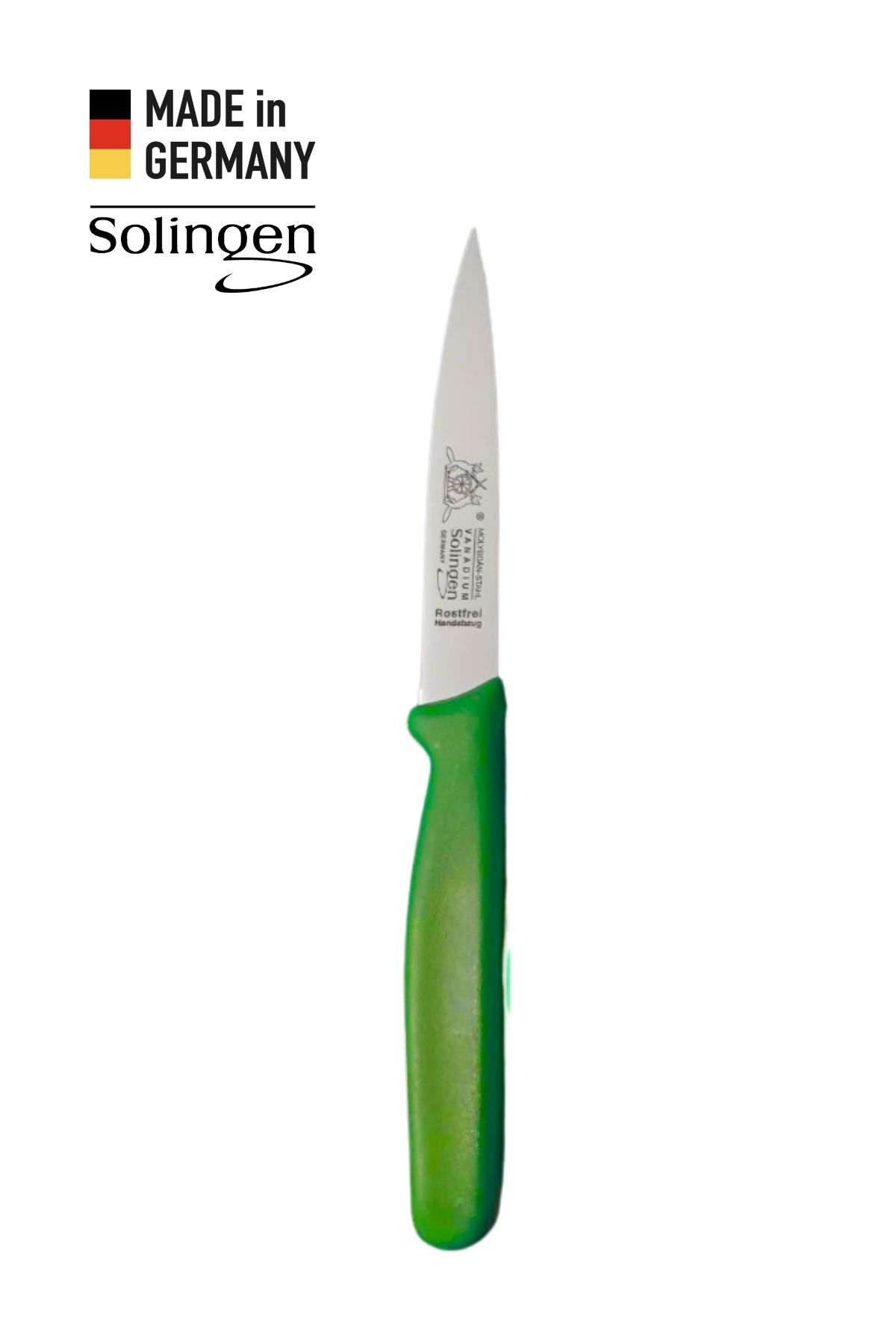 Solingen Sivri Uç Genel Kullanım Bıçağı - Yeşil