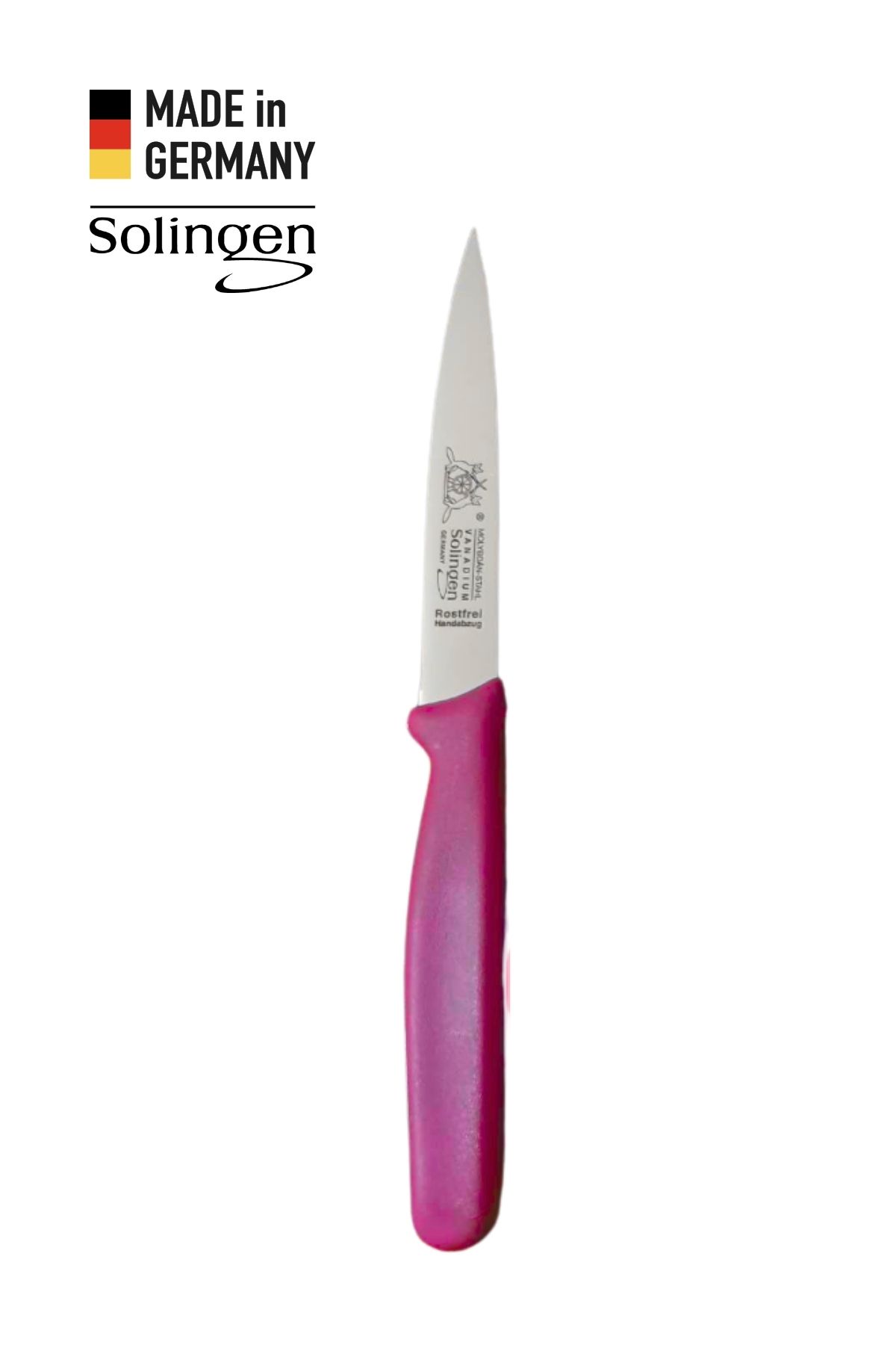 Solingen Sivri Uç Genel Kullanım Bıçağı - Pembe