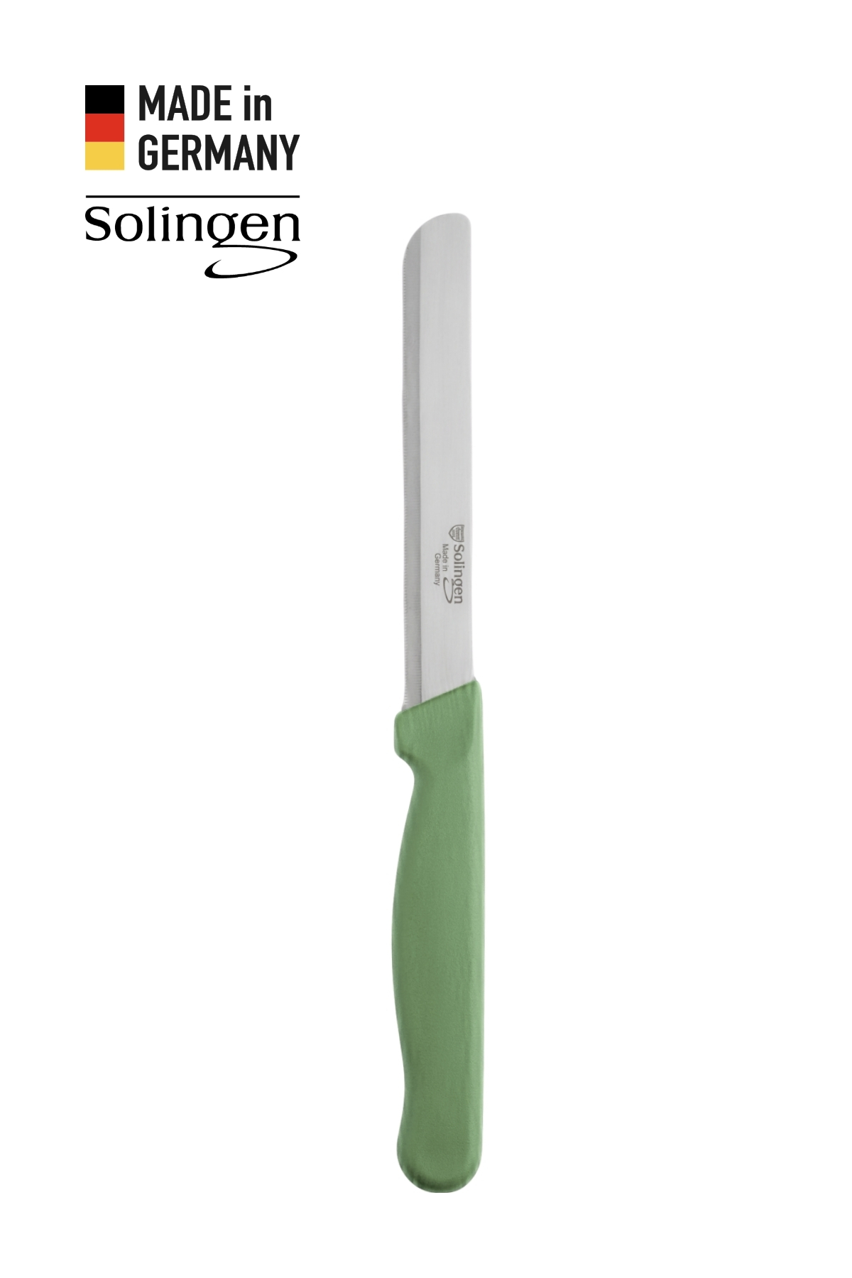 Solingen Mikro Tırtıklı Küt Genel Doğrama Bıçağı - Haki
