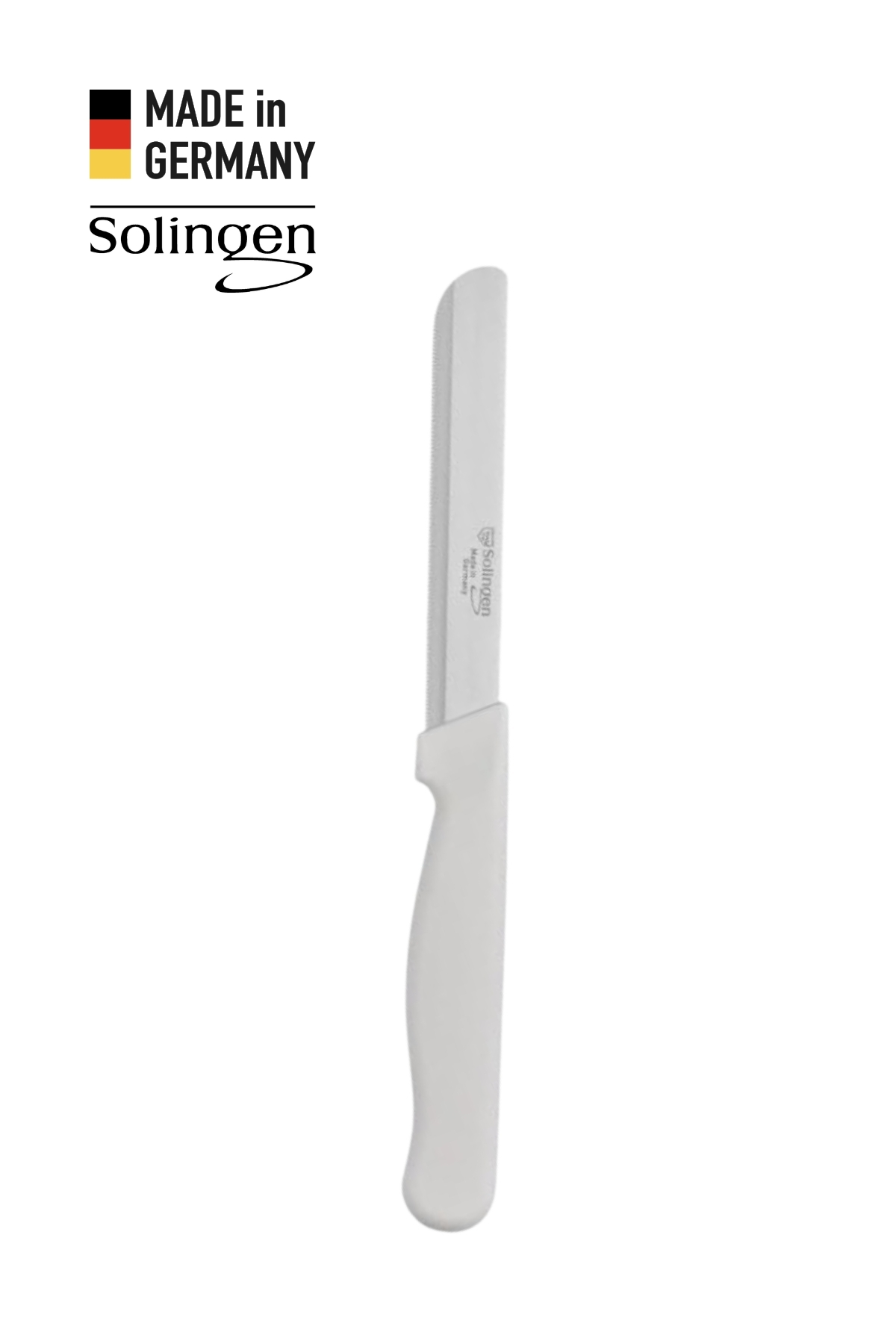 Solingen Mikro Tırtıklı Küt Genel Doğrama Bıçağı - Krem