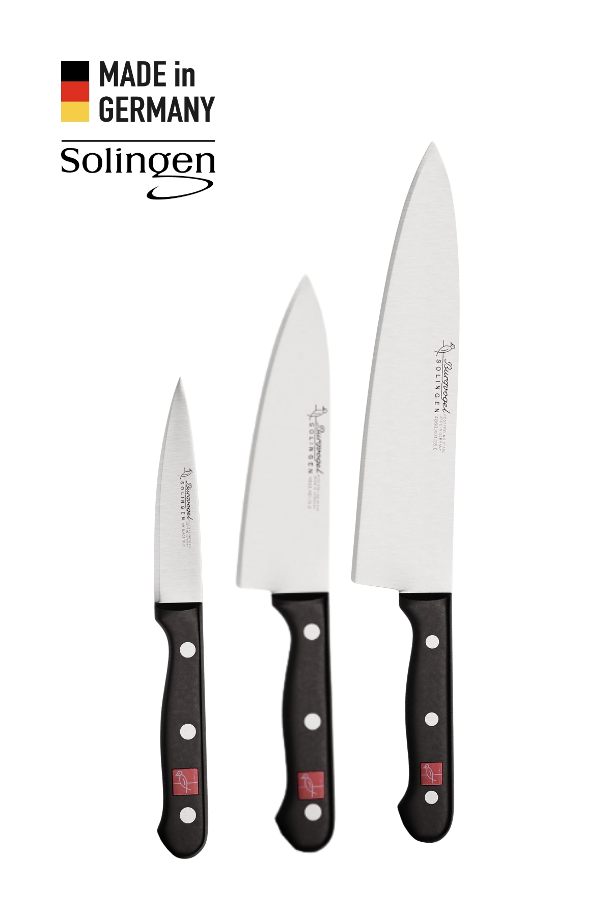 Solingen Burgvogel 4000 Serisi 3 Parça Bıçak Seti